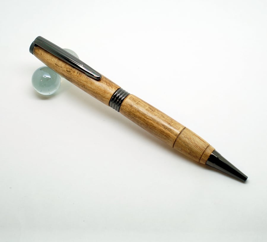 English Oak Streamline twist pen
