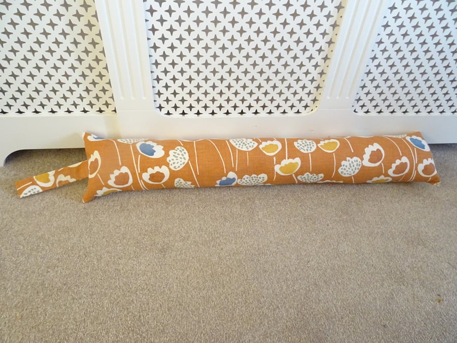Washable Scandi Draught Excluder .  15inch circumference  