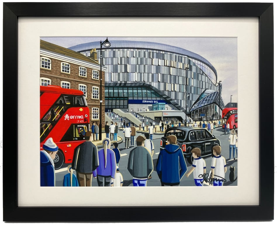 Tottenham High Rd, Framed & Unframed Fine Art Print Football Stadium Gift