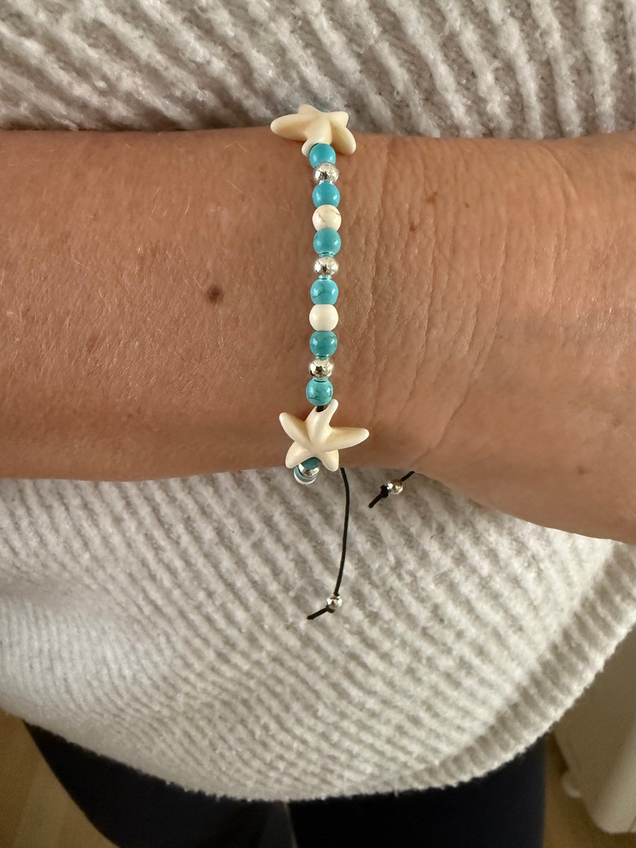 Starfish Adjustable Anklet Bracelet 