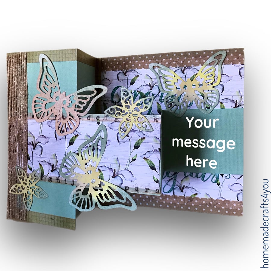 Folded Butterfly Card