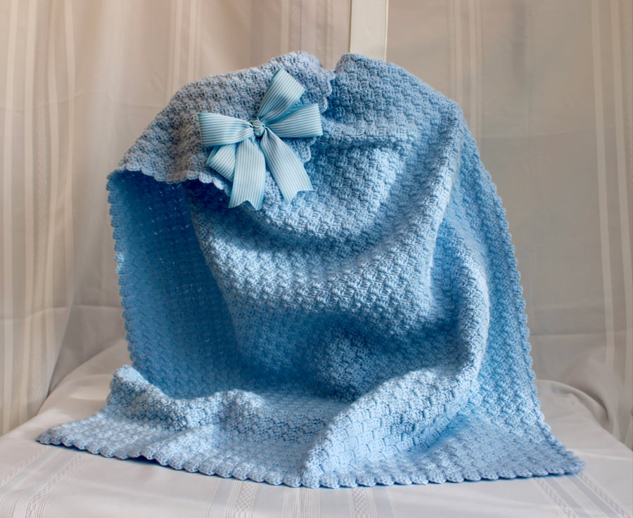 Handmade Crochet Baby Blanket 