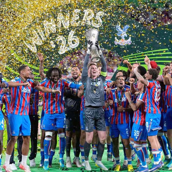 Crystal Palace FC UEFA Conference League Cup Winners 2026 Photograph Print