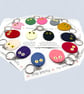 Ruby Red Pocket Hug Owl Keychain Cute Bag Charm - Image 9