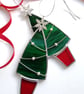 Stained Glass Christmas Decoration - Tree - Image 2