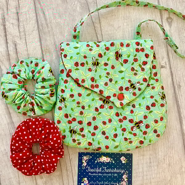 Child’s Handbag & matching Scrunchie Set