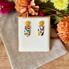 Abstract Autumn Arch Earrings 