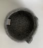 FELTED 'FUSSPOT' BOWL, desk tidy . Cat. Charcoal Grey. Home decor. - Image 3