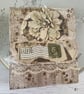 Ephemera  - Trifold Pocket Folder - Old Lace - by Carolee Crafts PB8 - 0001 - Image 9