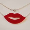 Hot lips Necklace - Acrylic