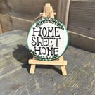 Home Sweet Home Wood Slice Hanging Ornament