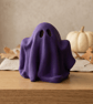 Dark Purple Ghost Ornament - Spooky Halloween Decoration