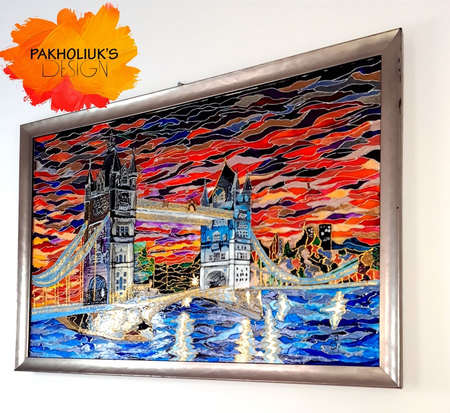 Tower Bridge Speaks to You. Its size is W79cmxH54cm.