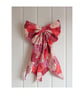 Red oversized bow, made using English Paper Piecing technique - Image 1