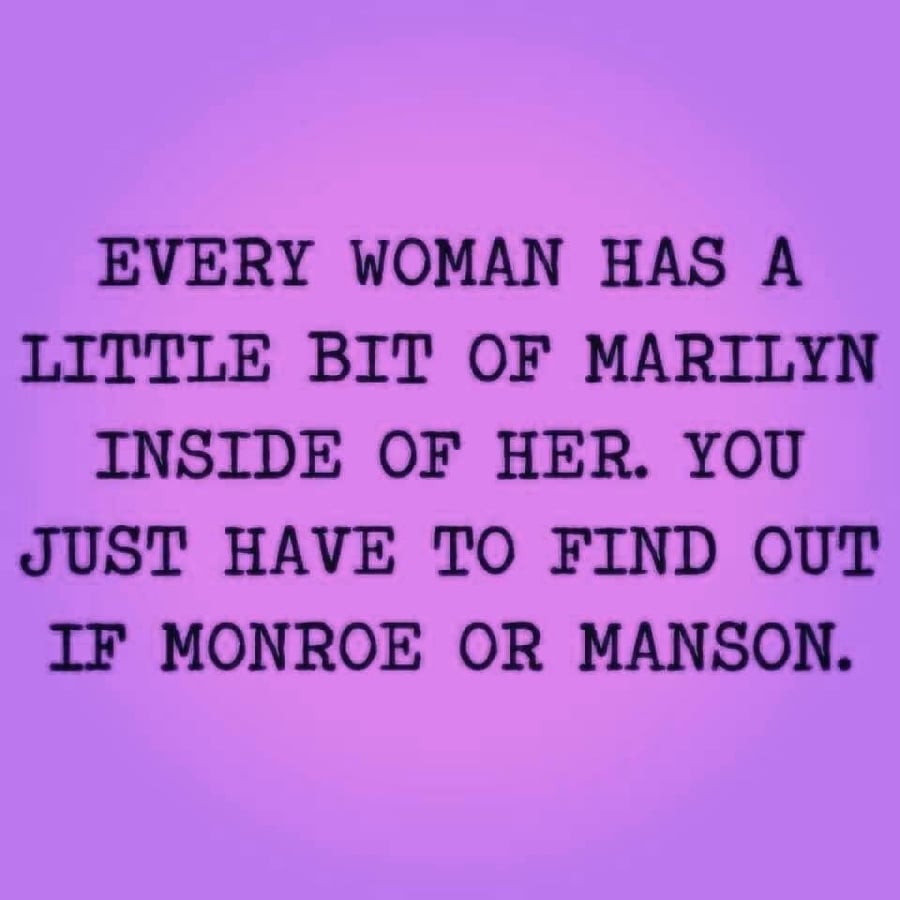 What kind of Marilyn?  Fridge Magnet