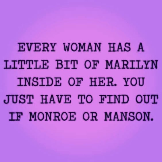 What kind of Marilyn?  Fridge Magnet