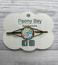 Women's flower hair clip, folk-style