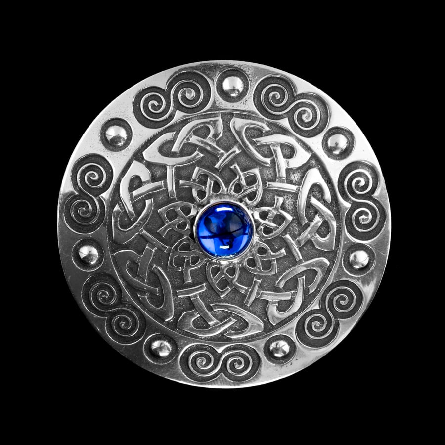 Celtic Spiral scarf ring