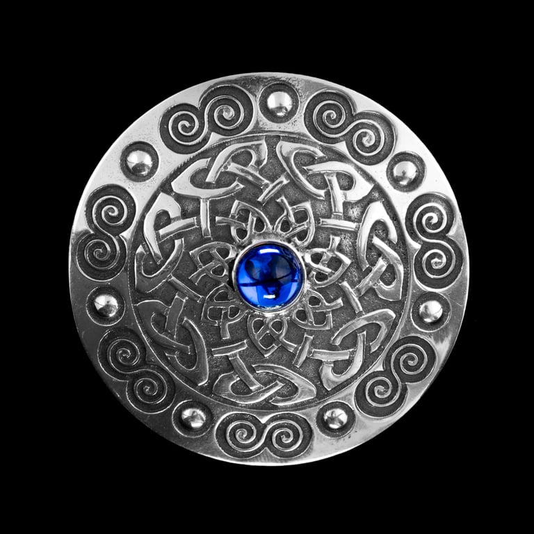 Celtic Spiral scarf ring