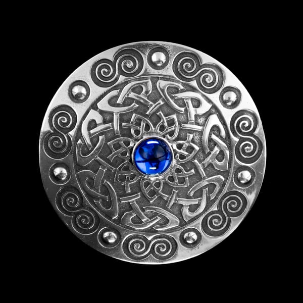 Celtic Spiral scarf ring