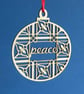 'Peace' bauble (small) - Image 1