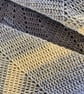 Grey and lemon crocheted baby blanket, unisex baby blanket, baby gift idea - Image 4