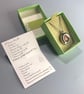 Rhodium Plated locket with recycled wire - Image 2