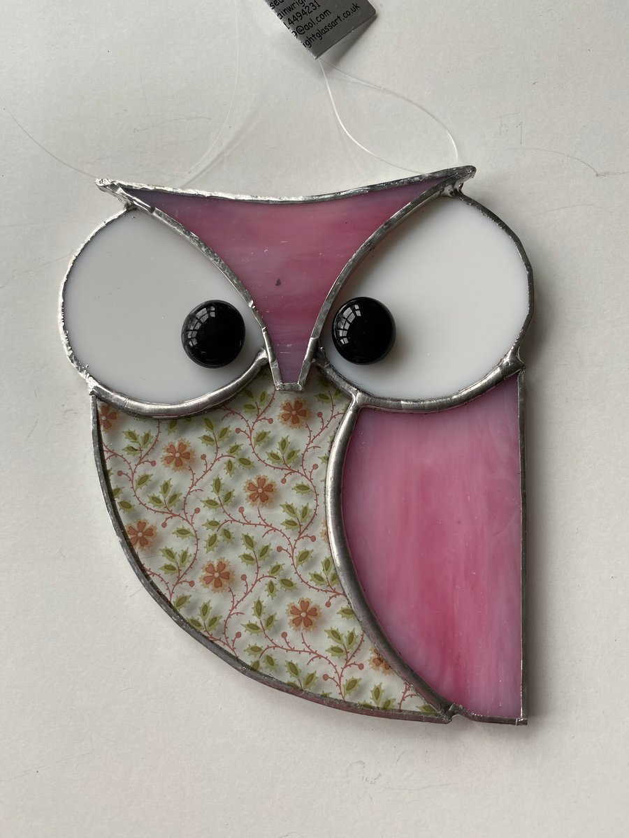 Stained Glass Owl