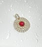 Tourmaline Silver Pendant Handmade  - Image 3