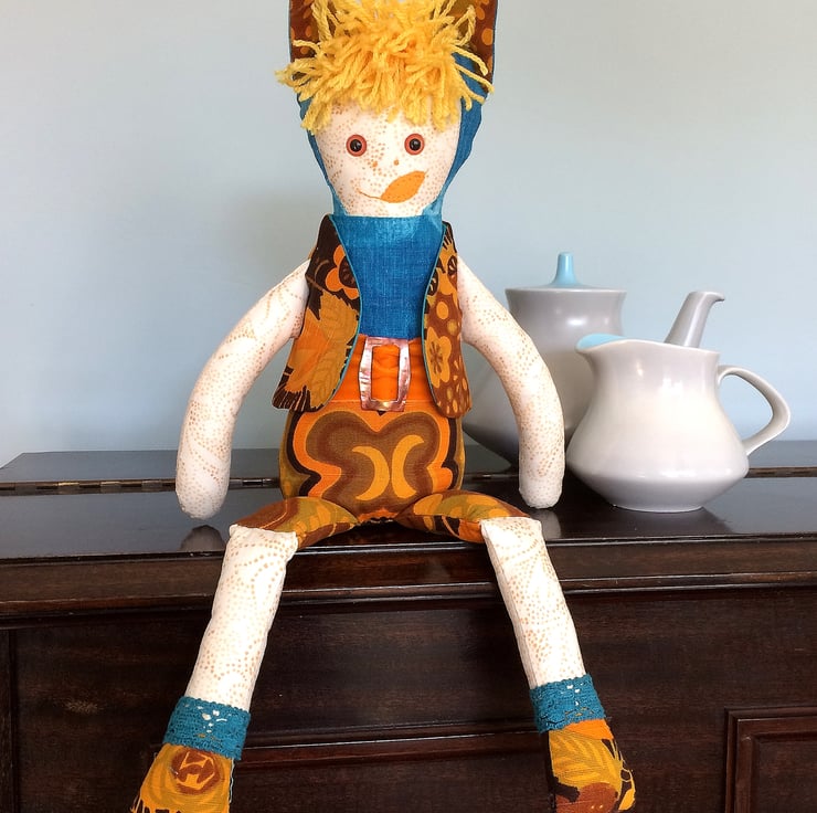 KRIS KITTYKAT A Forest Friend Cat Kitten BOY Ra... - Folksy