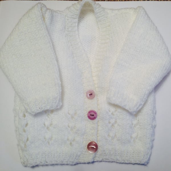 Newborn girls cardigan