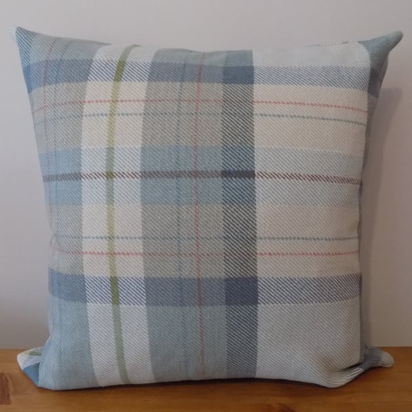 'Munro' Tartan Cushion Cover, Check Plaid Throw Pillow, 16", 18", Zip