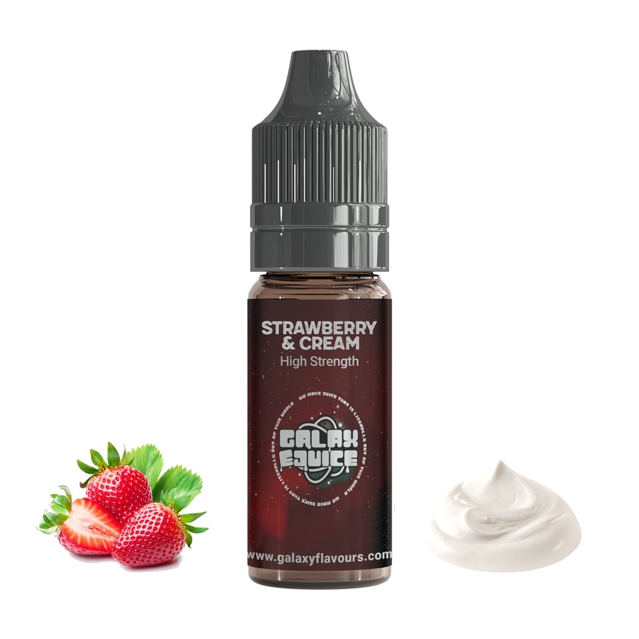Strawberries and Cream High Strength Flavouring Oil.