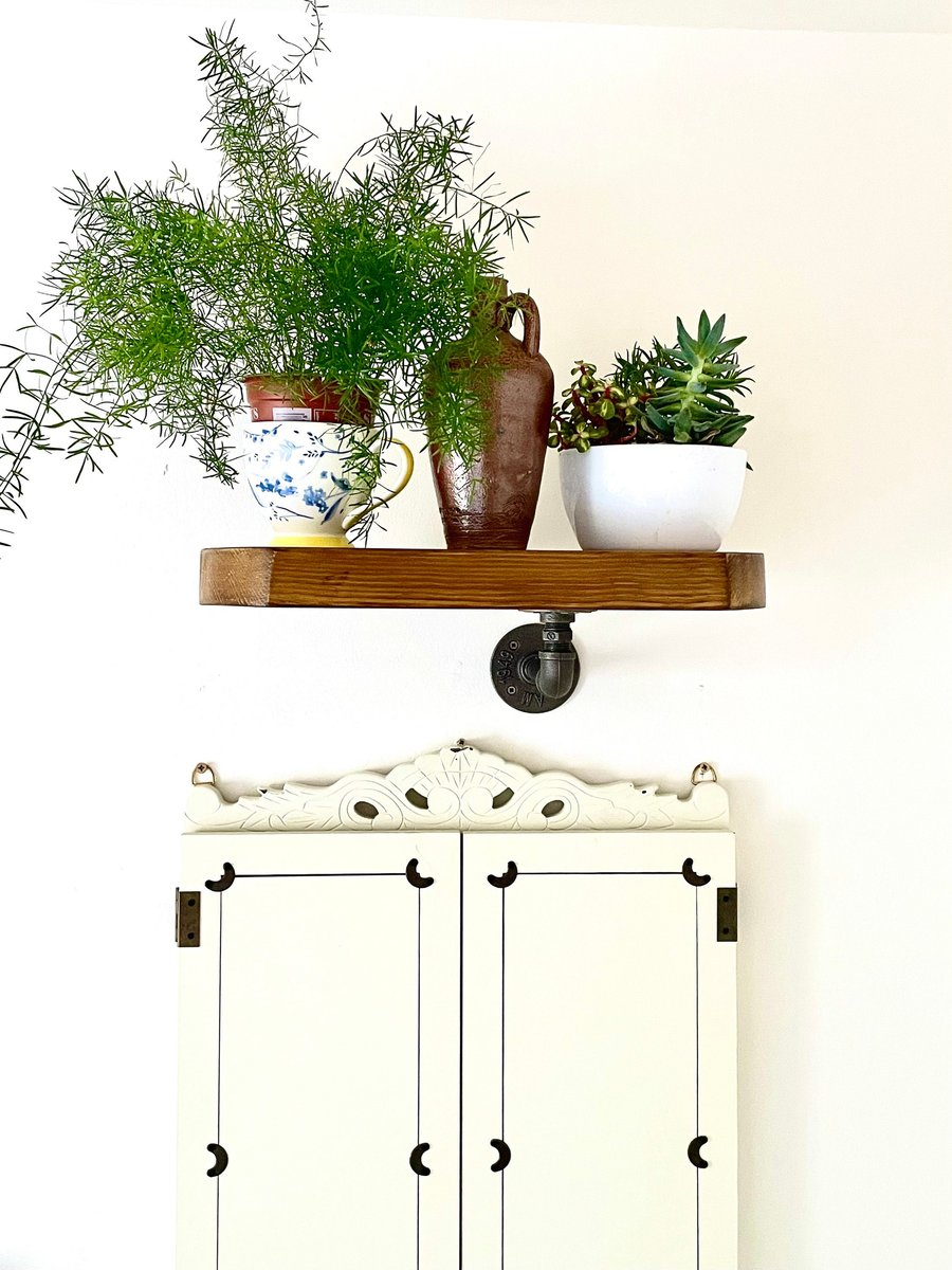 Shelf, Adjustable Swivel Shelf, Timber and Iron, Restored Timber, Book, Plant, O