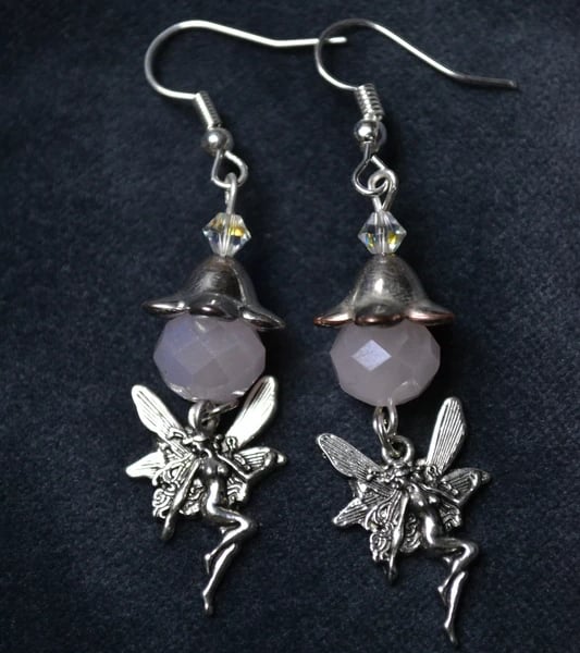 Fairy Earrings with crystals