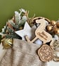 Luxury diorama gold Christmas card boxed keepsake reindeer winter holiday wishes - Image 4