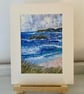 Seascape storm on the horizon original art print - Image 2