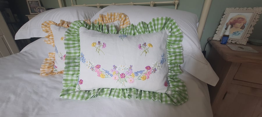 Vintage Embroidery Cushion