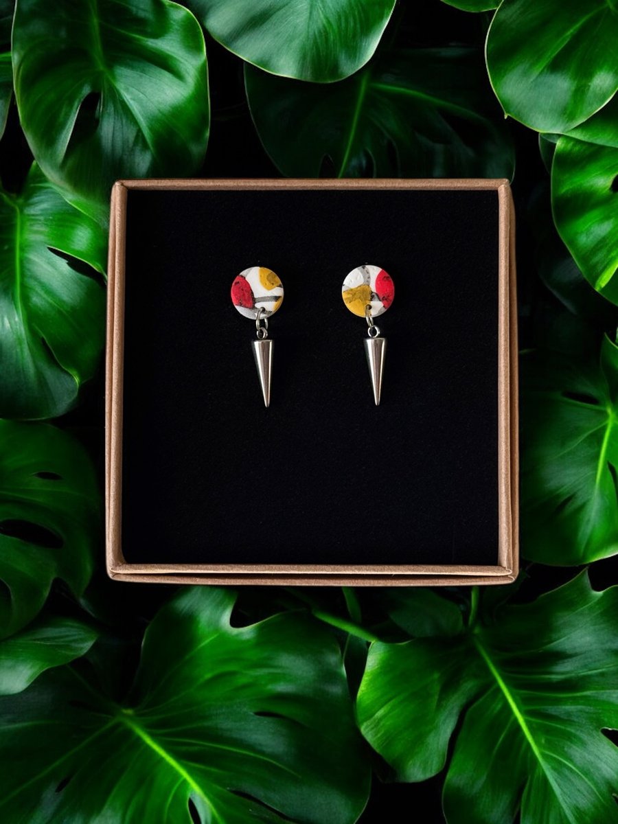 Remnant Circle and Spike Earrings