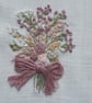 Hand Embroidered Keepsake Greetings card - Image 2