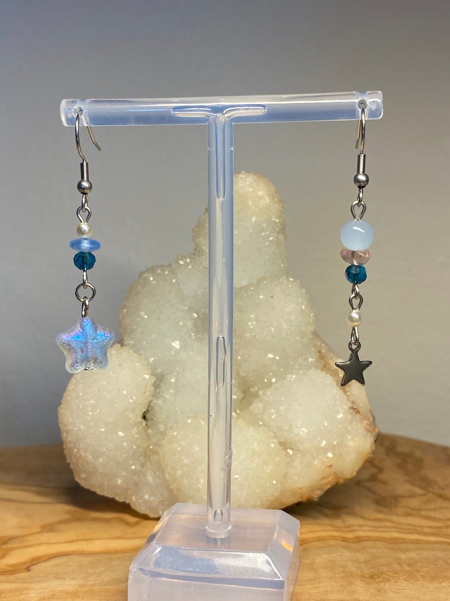 Maisy - Fairycore mismatch Star Earrings 