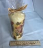 Decorated Candle Vintage Santas Children Christmas Decoupage Unusual 16cms - Image 7