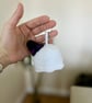 Handmade Crochet Ghost Keyring - Image 2