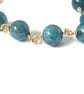 Gold filled Apatite Beaded Bracelet - Image 6