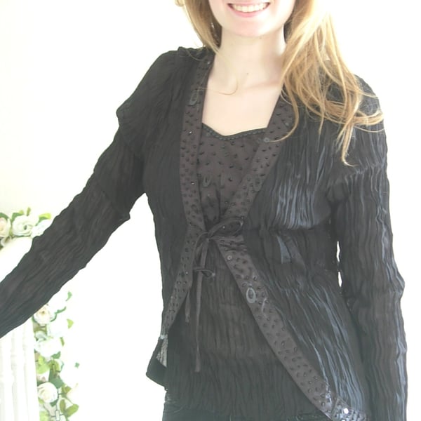 SALE-Crinkle Cami & Overtop