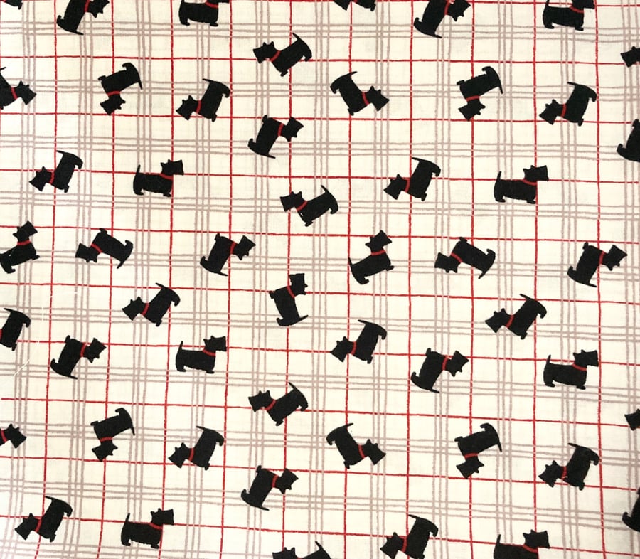 Scottie Dogs Fabric