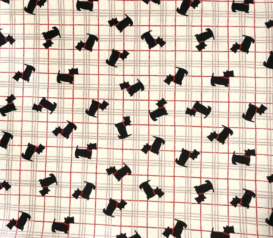 Scottie Dogs Fabric