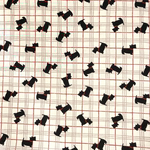 Scottie Dogs Fabric