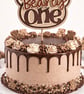 Bearly One First Birthday Cake Topper. Wonderful Birthday Cake Topper. 