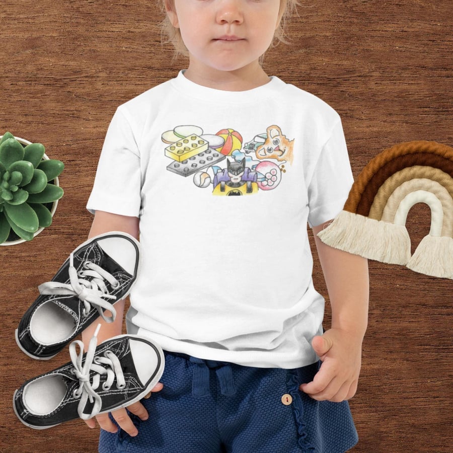 Toys Toddler Short Sleeve Tshirt by Bikabunny
